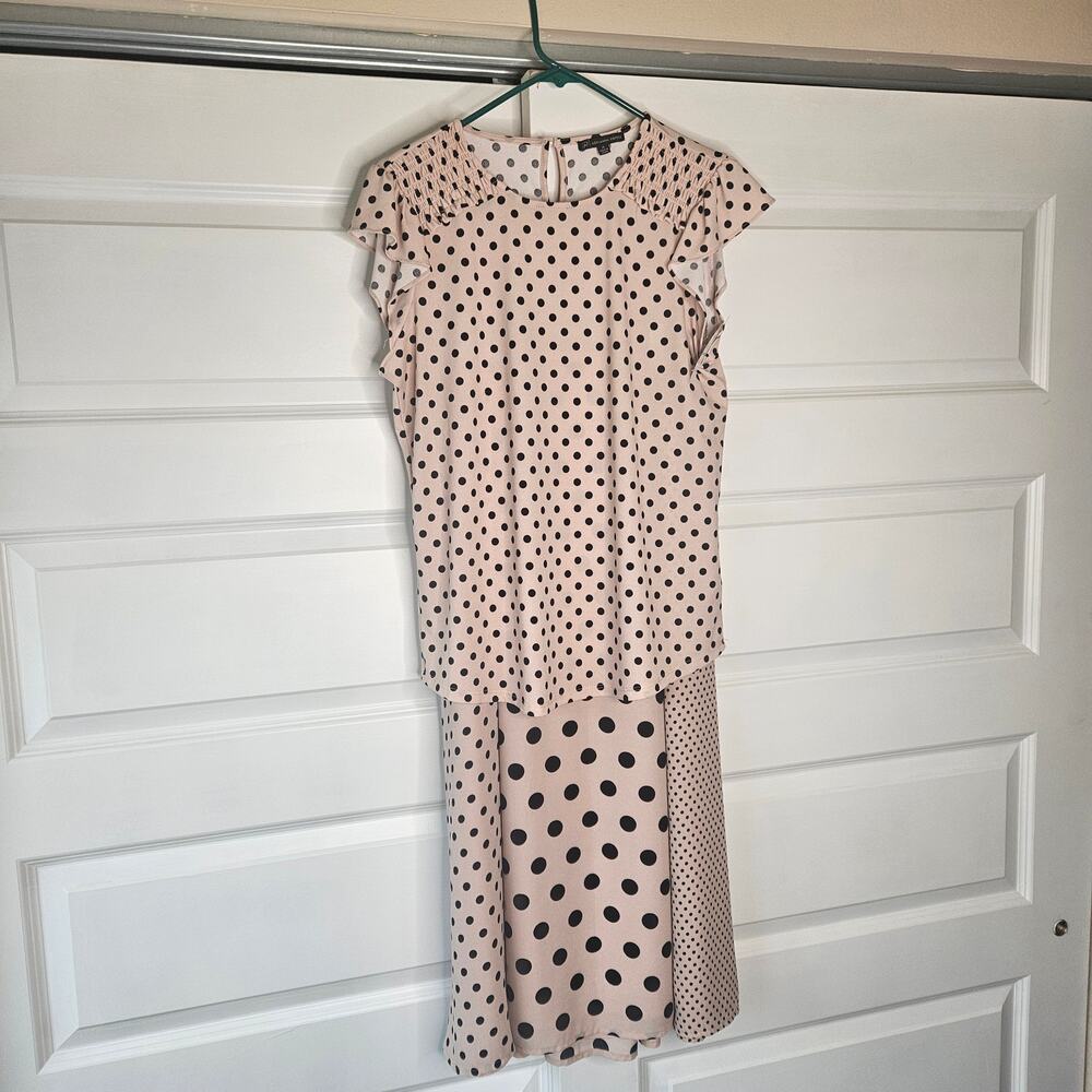 Matching Polka Dot 2-Piece Set Medium | Adrianna Papell Top & DR Midi Skirt